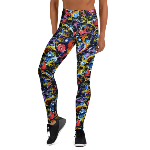 Vivid Disorder on a Yoga Leggings