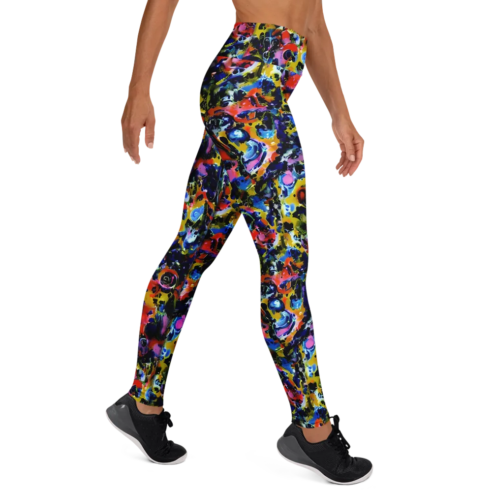 Vivid Disorder on Yoga Leggings — Right