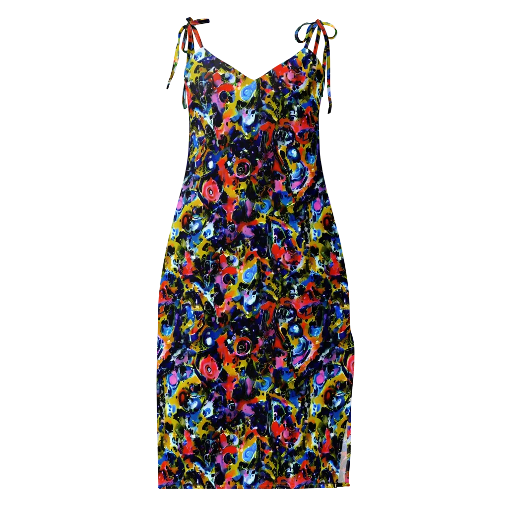 Vivid Disorder on Slip Dress — Front
