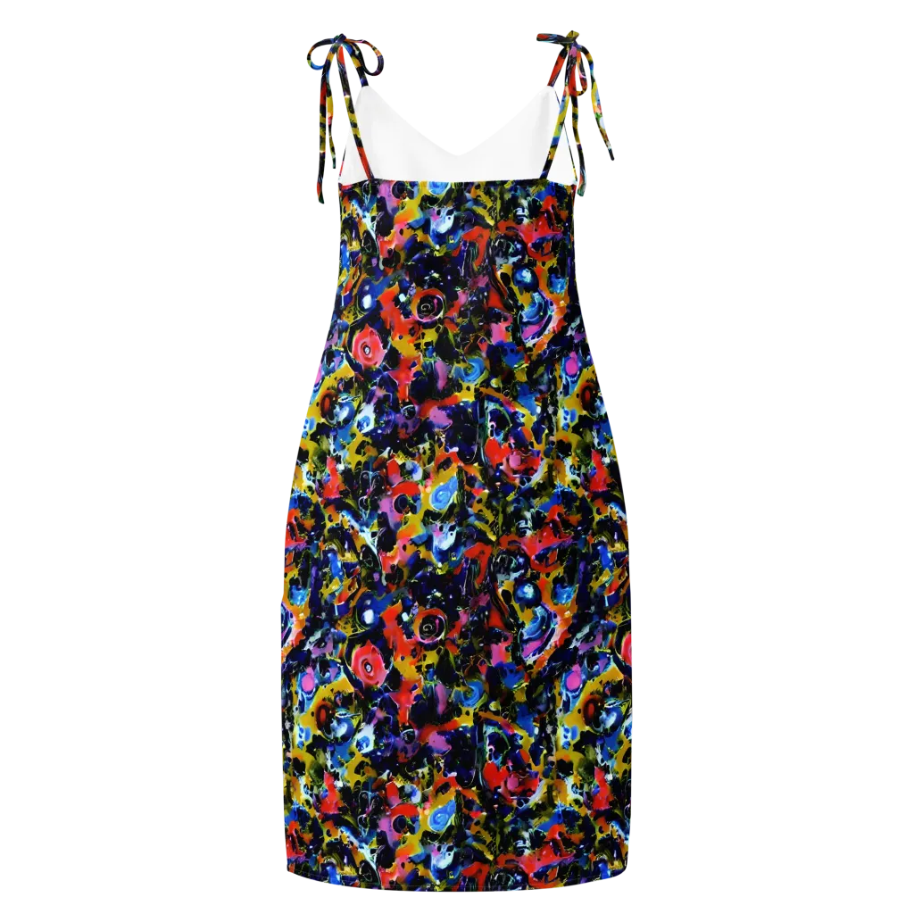 Vivid Disorder on Slip Dress — Back