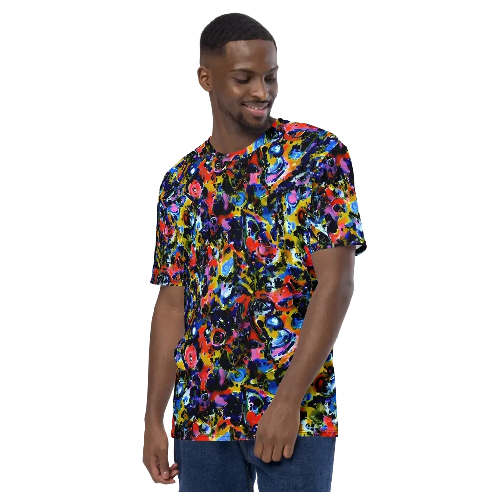 Vivid Disorder on Men's Crew Neck T-Shirt — Left