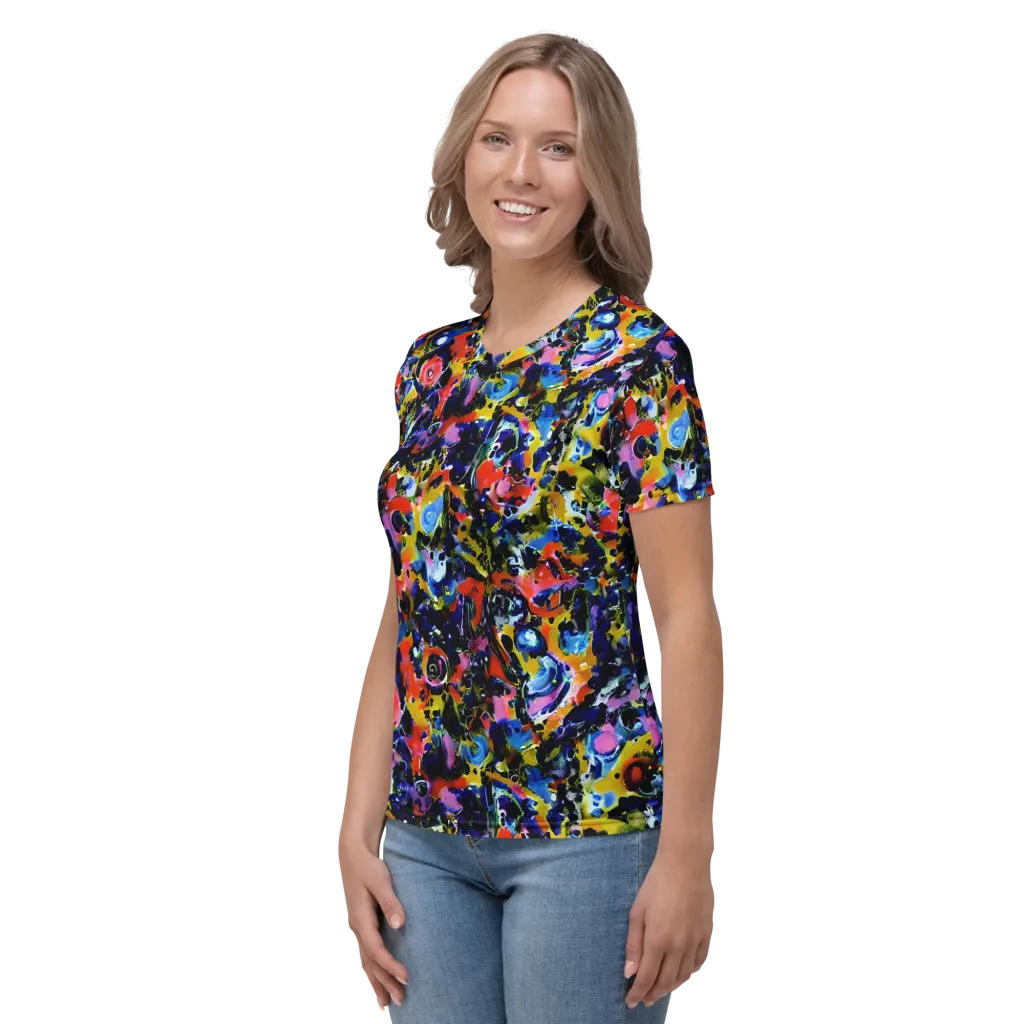 Vivid Disorder on Women's Crew Neck T-Shirt — Left