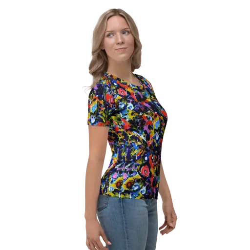 Vivid Disorder on a Women's Crew Neck T-Shirt