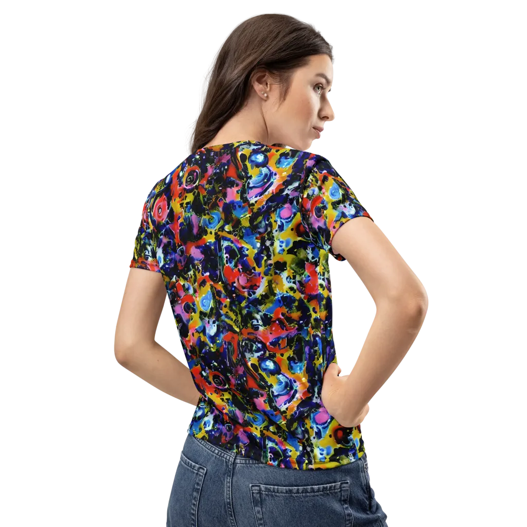 Vivid Disorder on Women's Crew Neck T-Shirt — Back