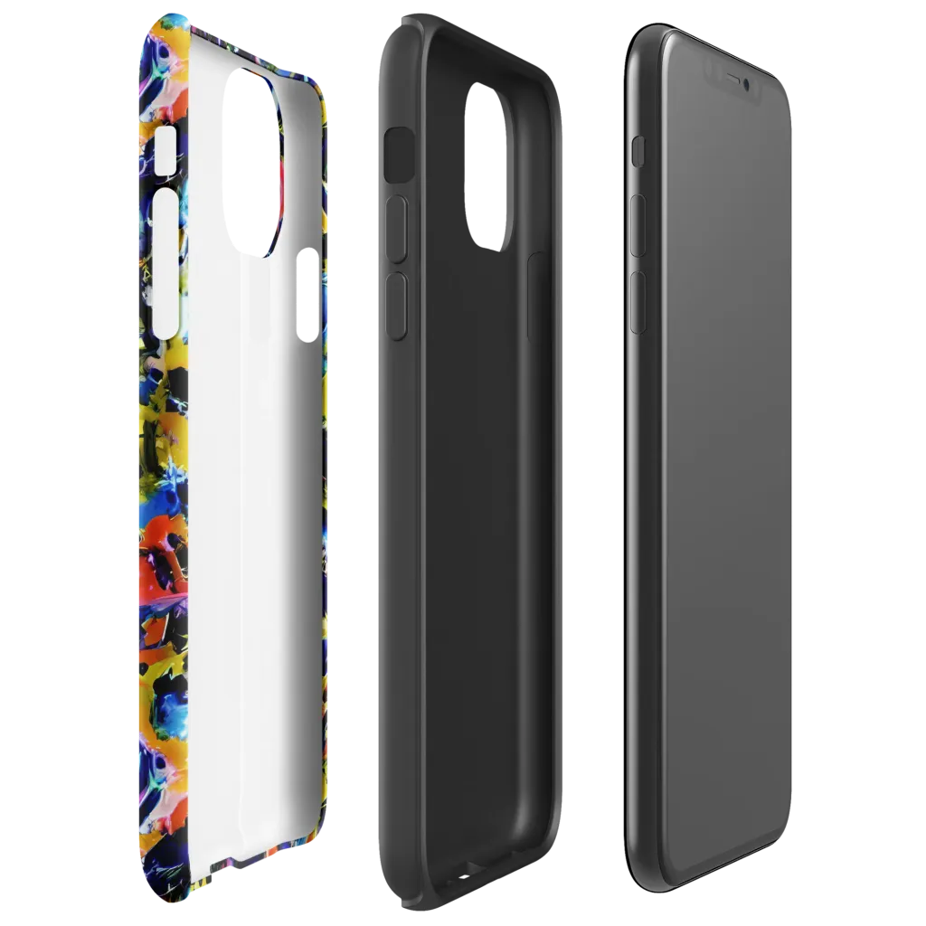 Vivid Disorder on Tough Case for iPhone® — Right