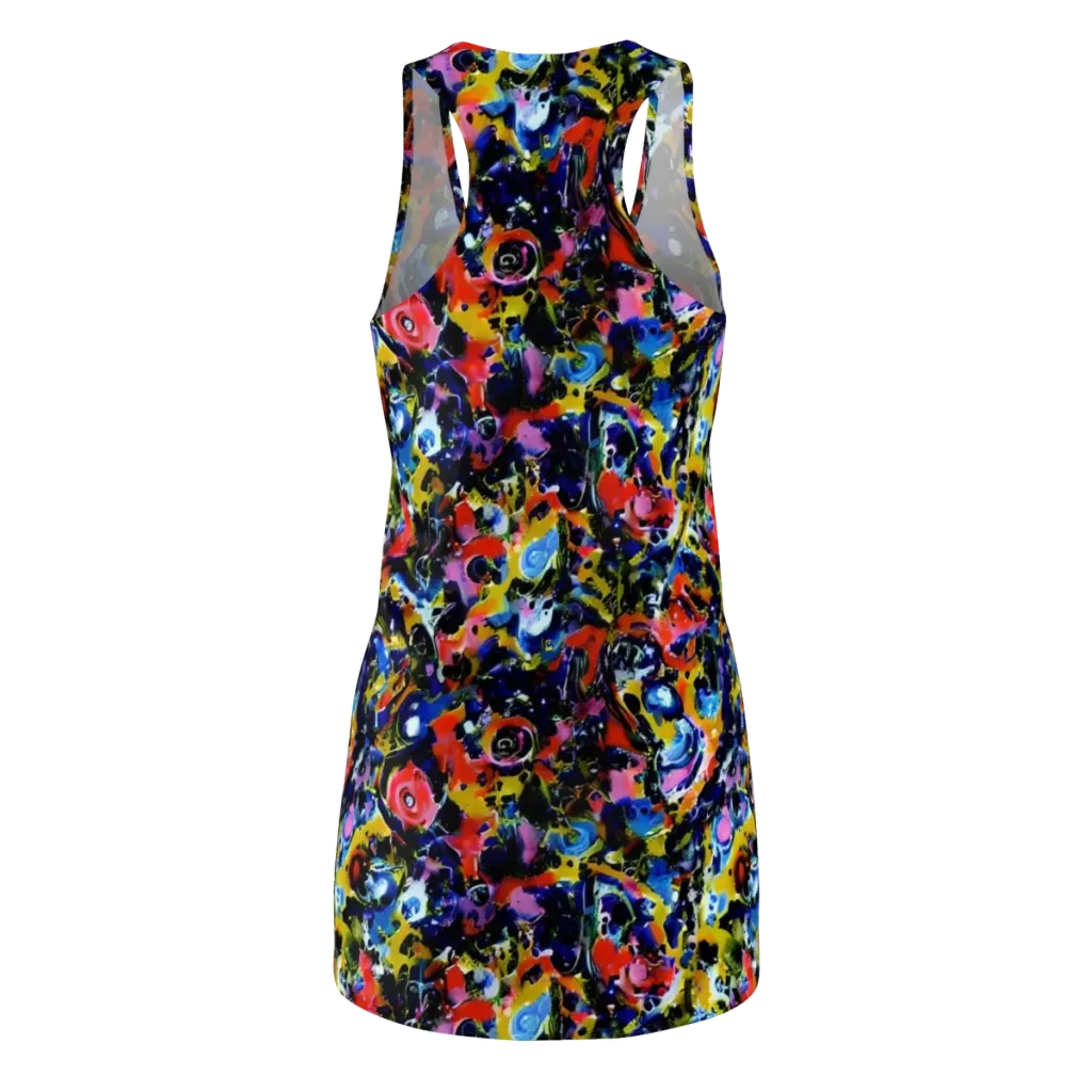 Vivid Disorder on Racerback Dress — Back