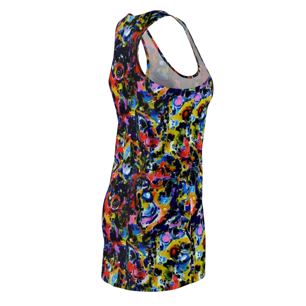 Vivid Disorder on Racerback Dress — Back Side