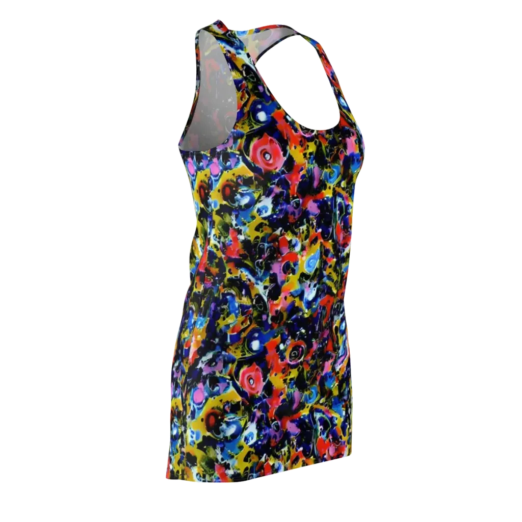 Vivid Disorder on Racerback Dress — Front Side