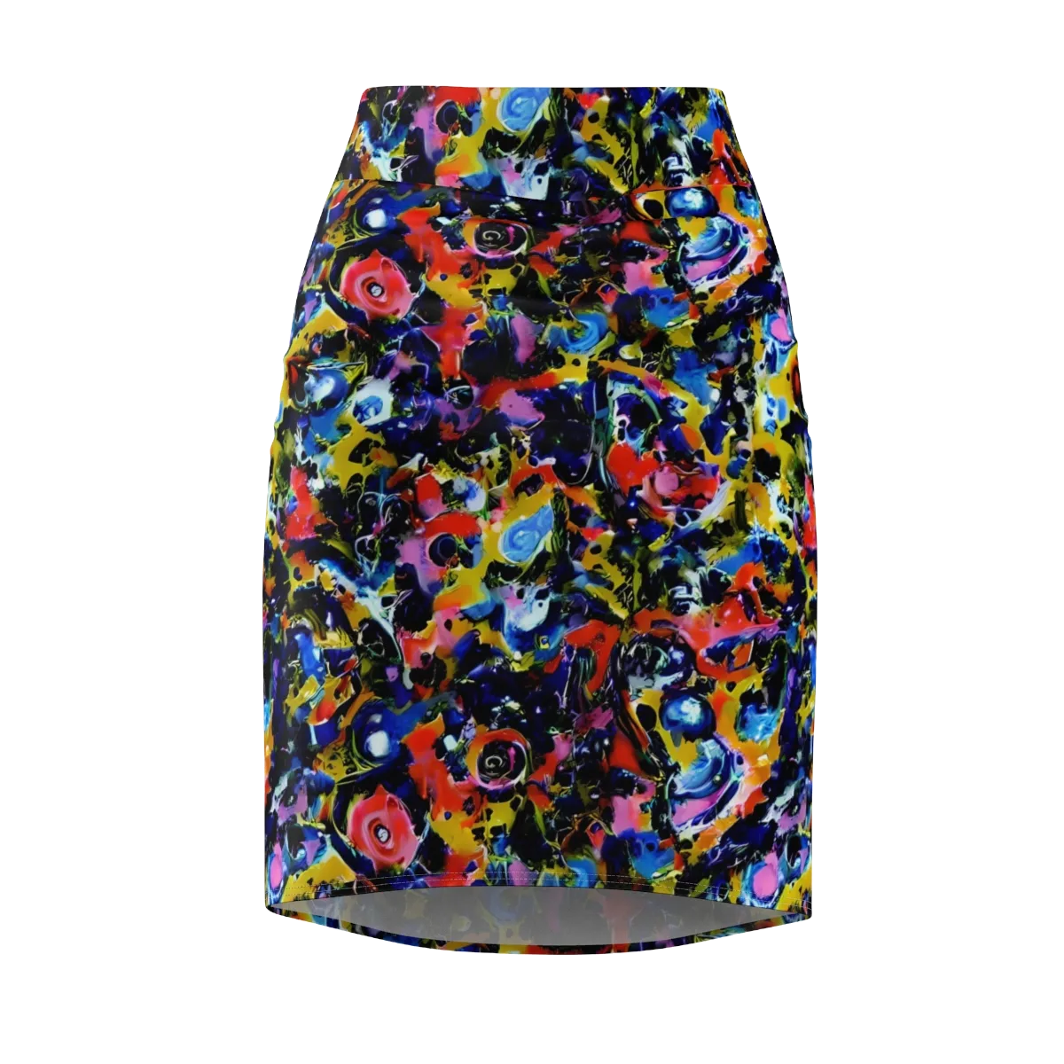 Vivid Disorder on Pencil Skirt — Front