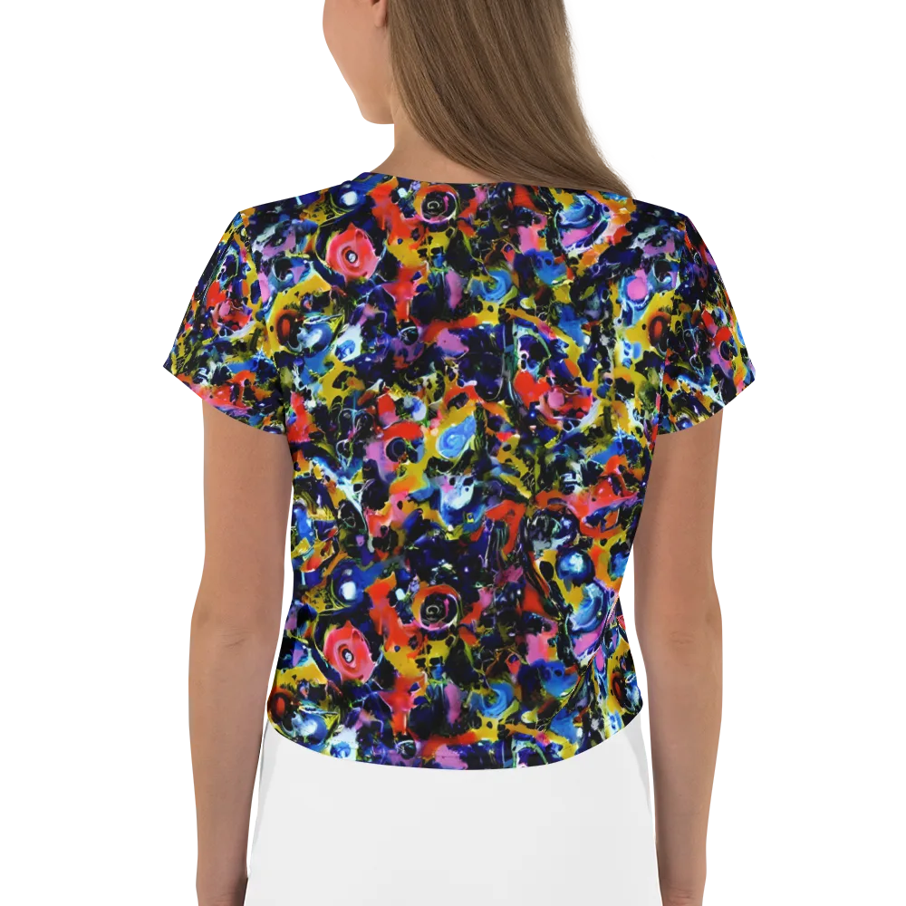 Vivid Disorder on Crop Tee — Back