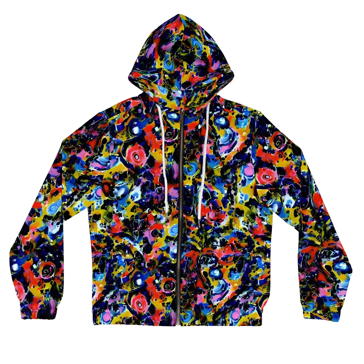 Vivid Disorder on Women's Full-Zip Hoodie — Front