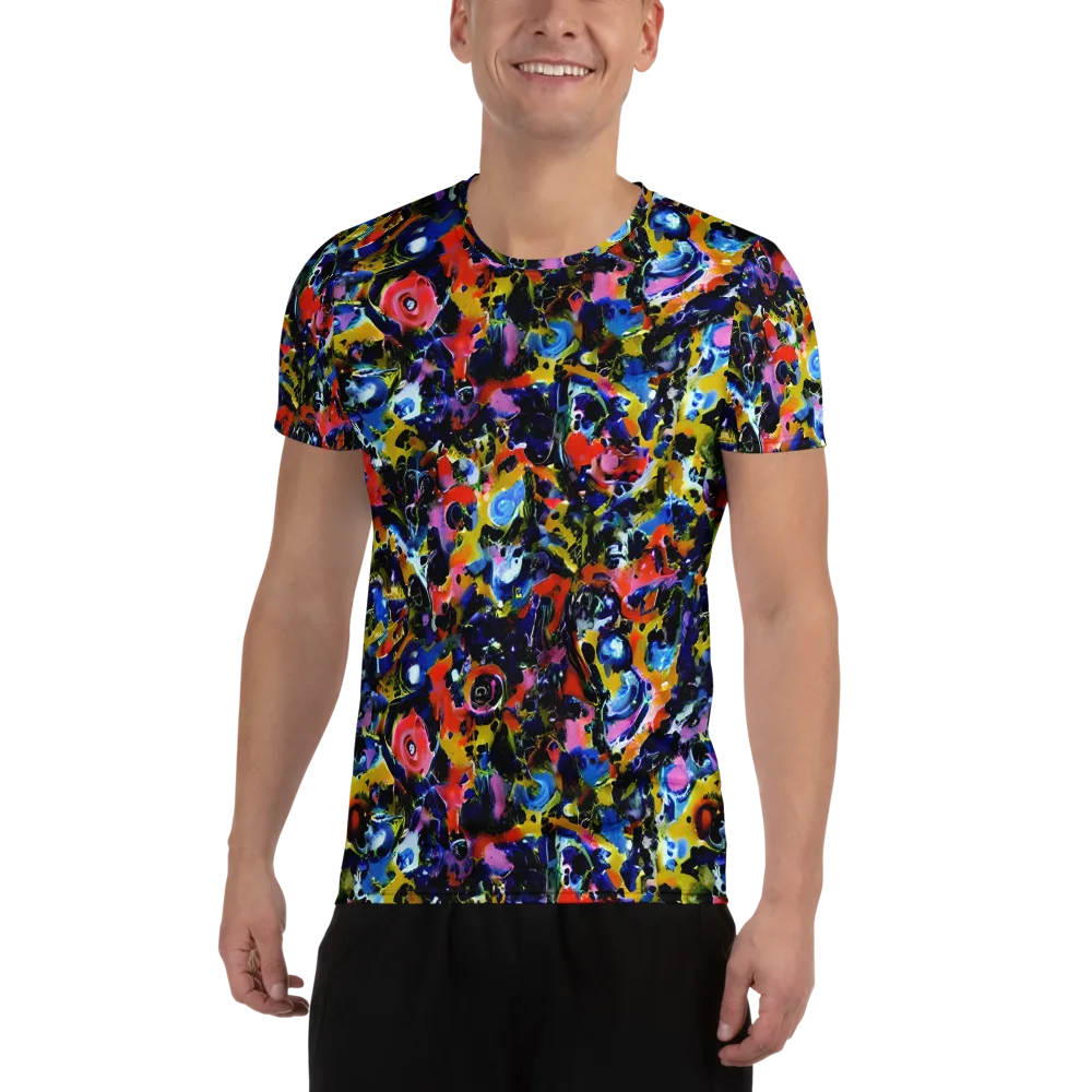 Vivid Disorder on Men's Athletic T-Shirt — Front