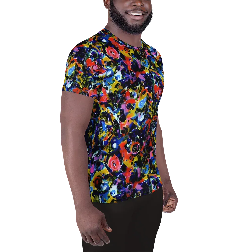 Vivid Disorder on Men's Athletic T-Shirt — Right