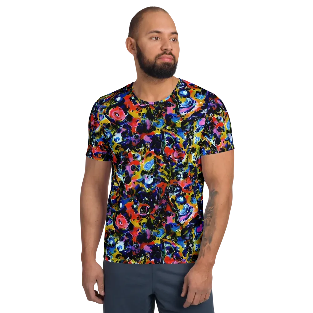 Vivid Disorder on Men's Athletic T-Shirt — Front