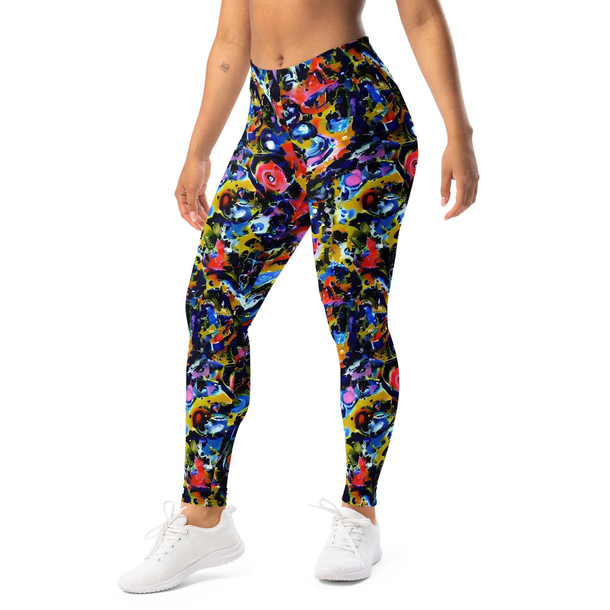 Vivid Disorder on Leggings — Left Front