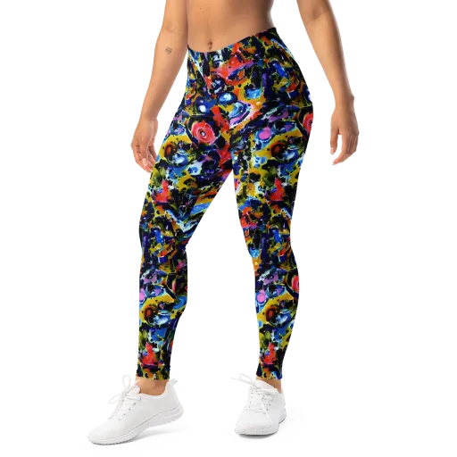 Vivid Disorder on a Leggings
