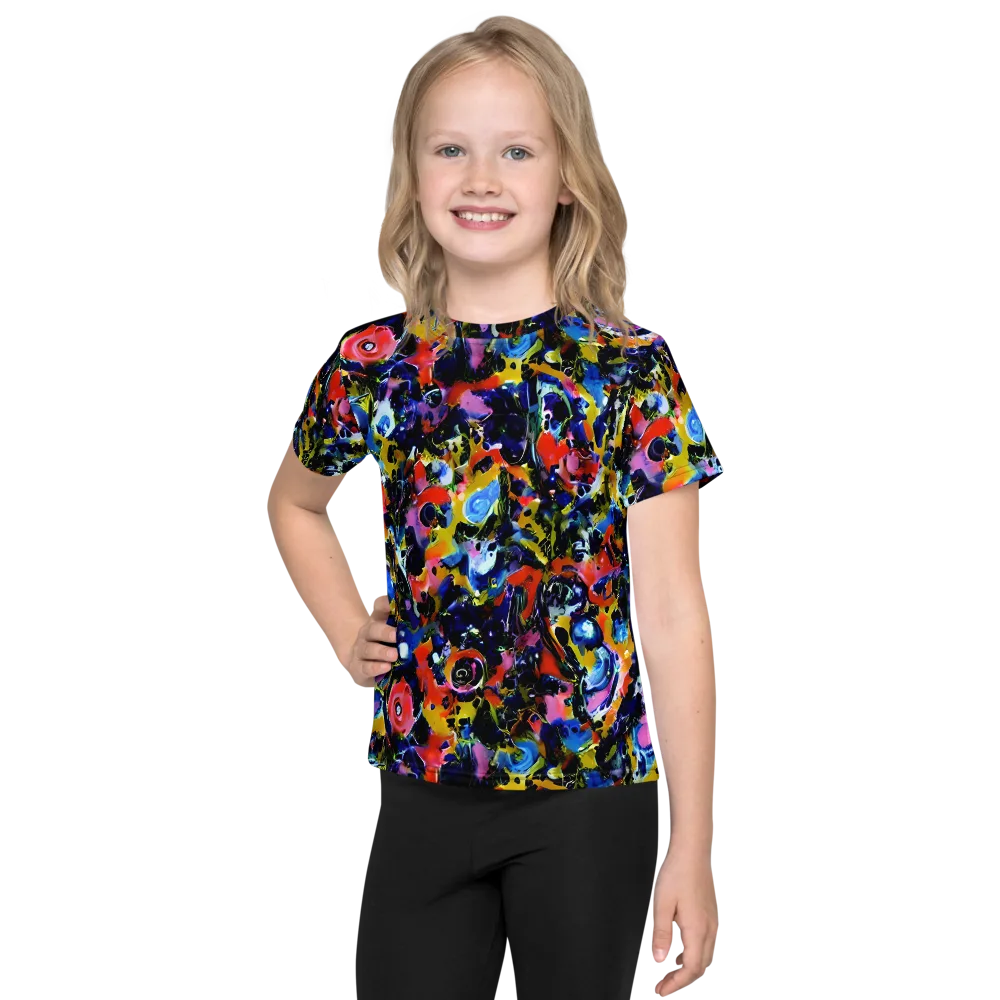 Vivid Disorder on Kids Crew Neck T-Shirt — Front