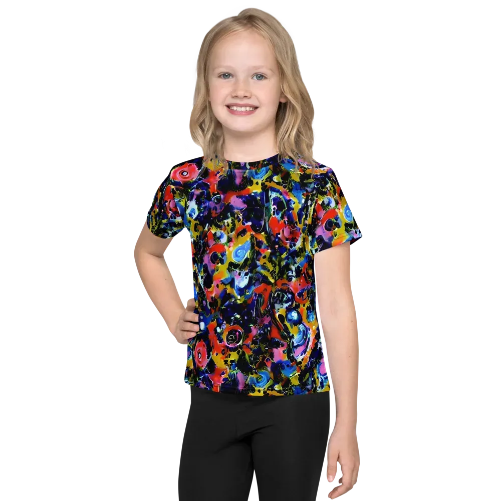 Vivid Disorder on Kids Crew Neck T-Shirt — Front