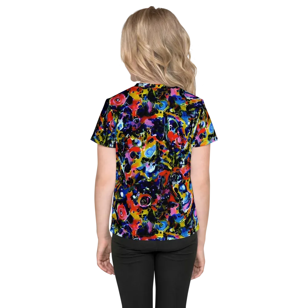 Vivid Disorder on Kids Crew Neck T-Shirt — Back