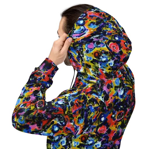Vivid Disorder on a Hoodie