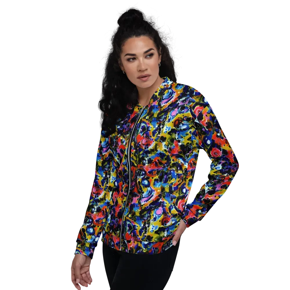 Vivid Disorder on Bomber Jacket — Left