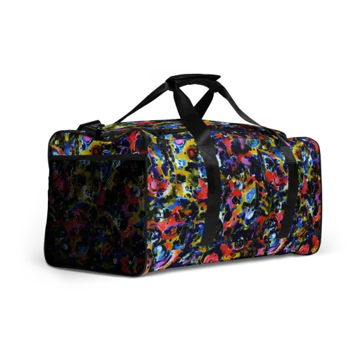Vivid Disorder on a Duffle Bag