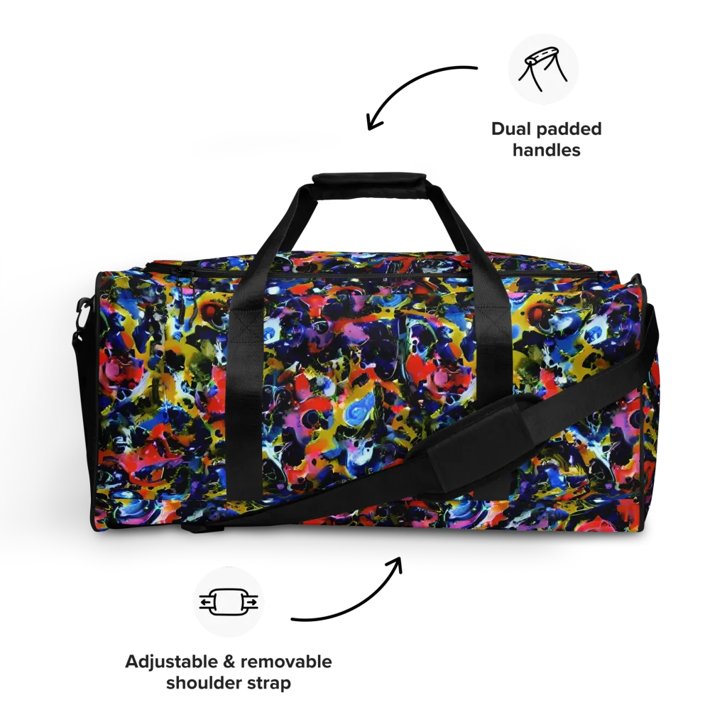 Vivid Disorder on Duffle Bag — Front
