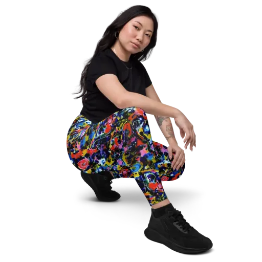 Vivid Disorder on a Leggings with Pockets