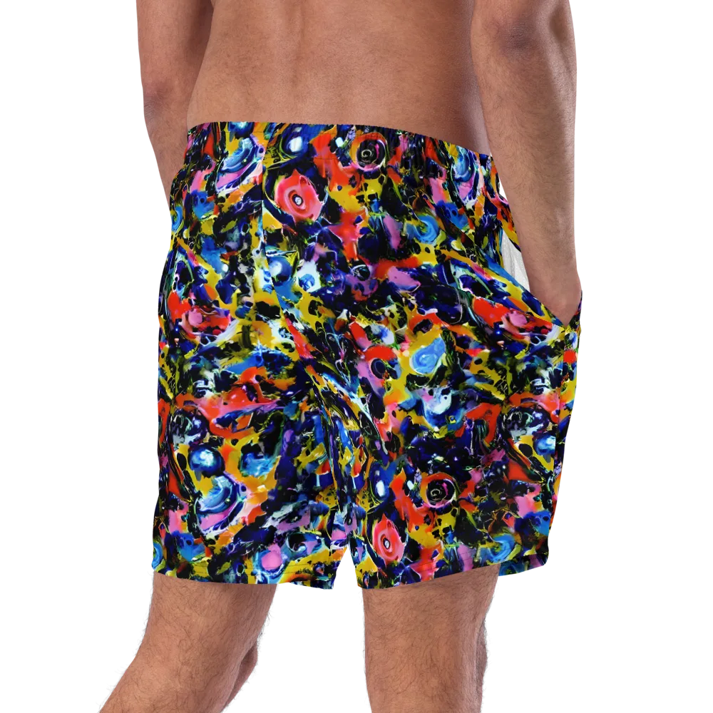 Vivid Disorder on Swim Trunks — Right Back