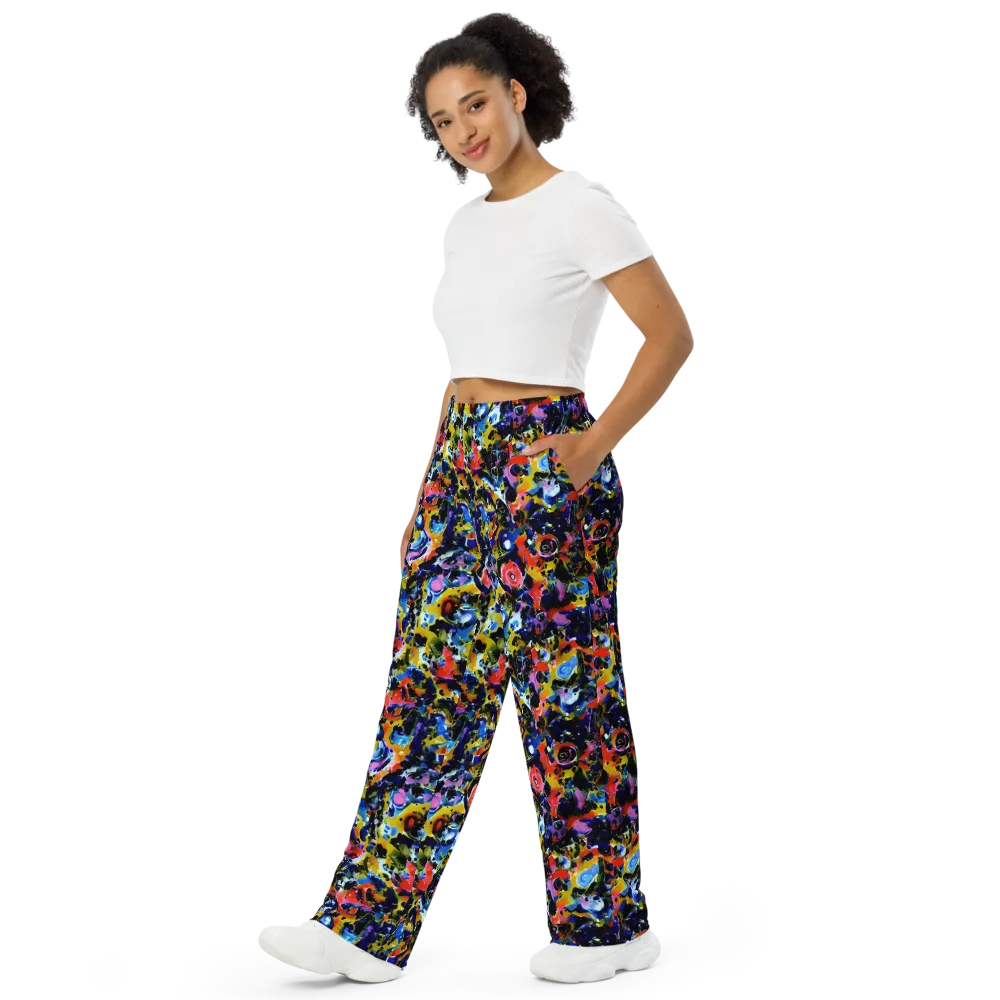 Vivid Disorder on Wide-Leg Pants — Left Front