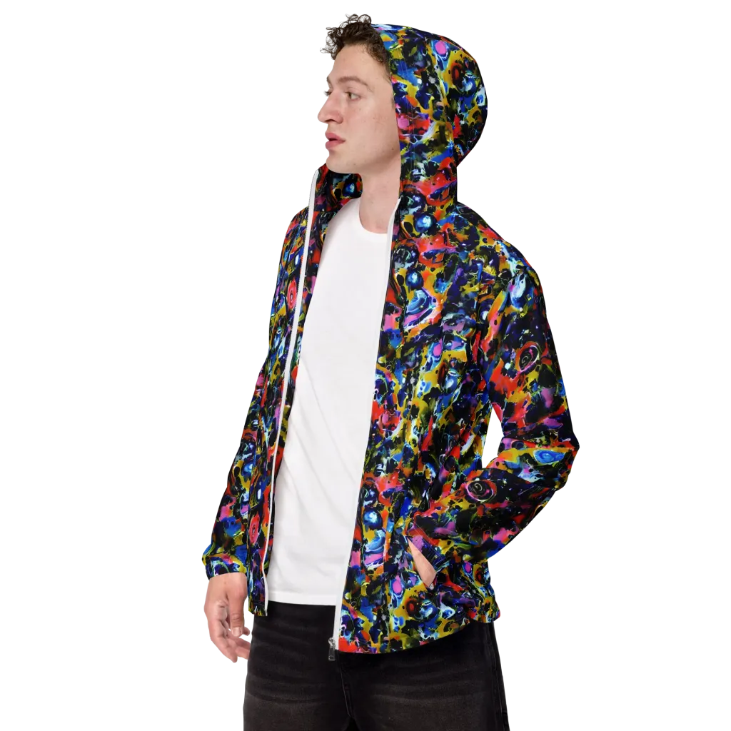 Vivid Disorder on Men's Windbreaker — Left Front