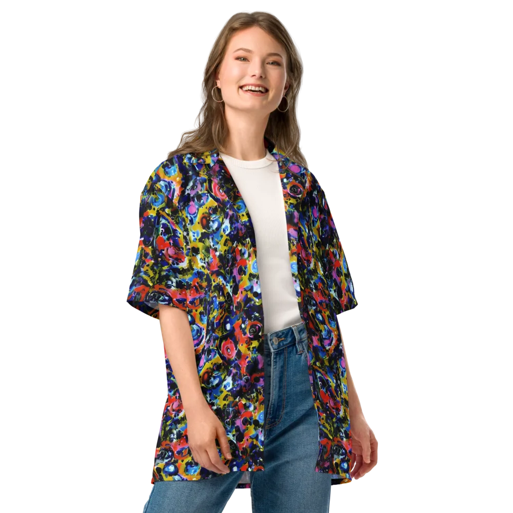 Vivid Disorder on Button Shirt — Front