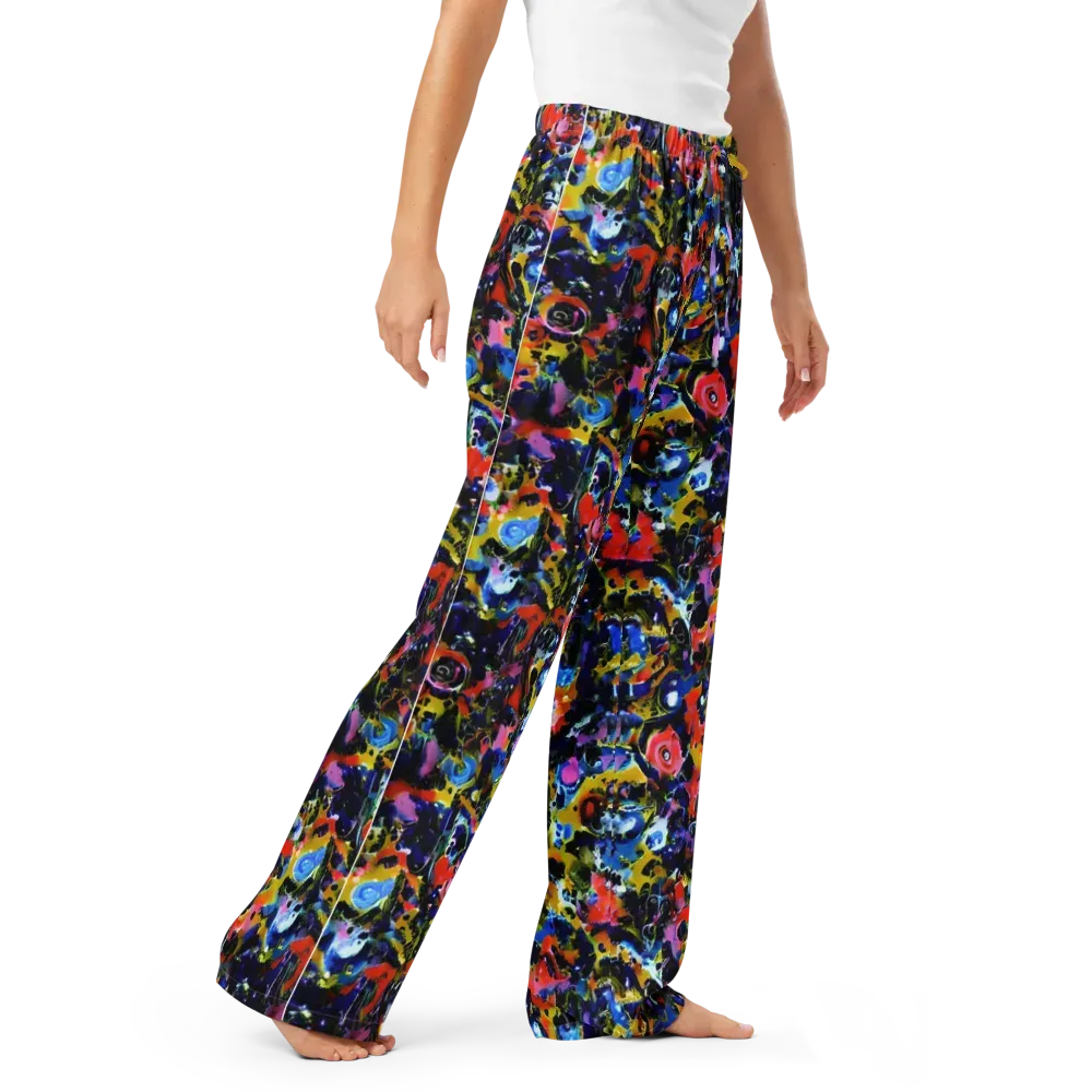 Vivid Disorder on Women's Pajama Pants — Right Front