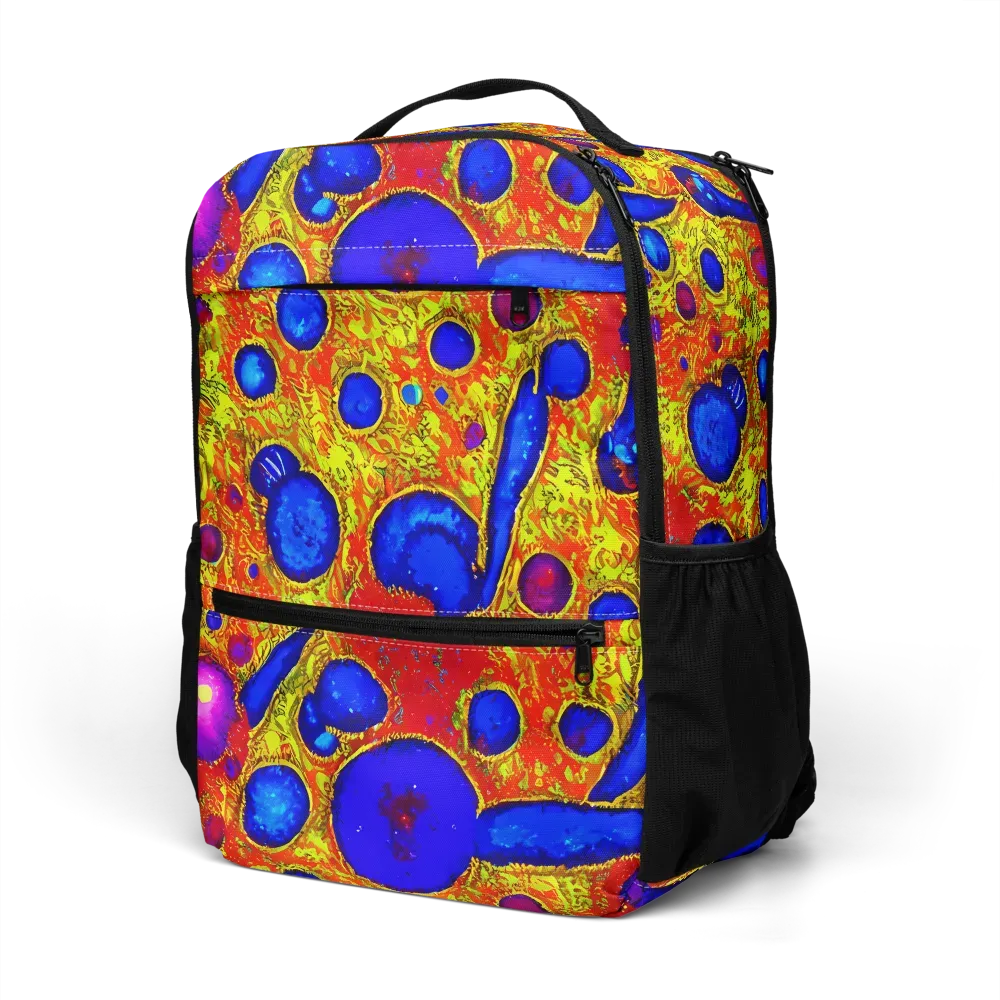 Cobalt Lava on Utility Backpack — Left Front