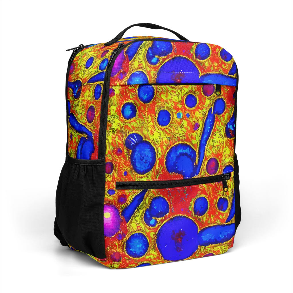 Cobalt Lava on Utility Backpack — Right Front