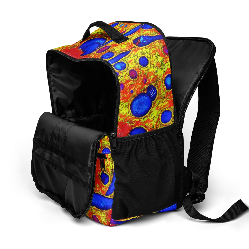 Cobalt Lava on Utility Backpack — Product details 2