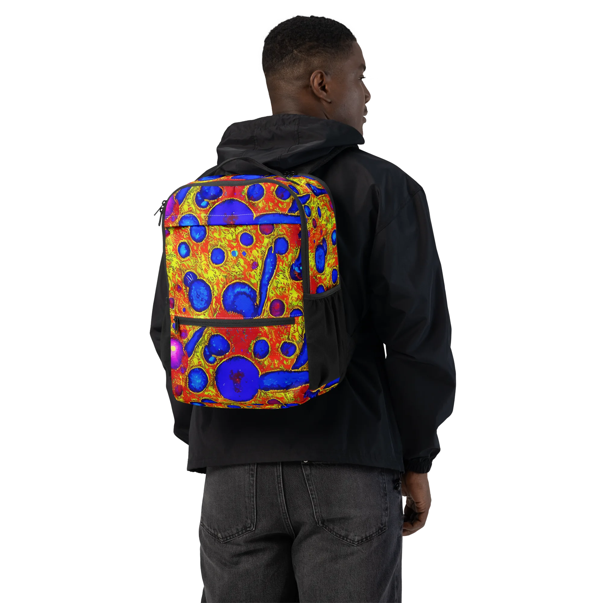 Cobalt Lava on Utility Backpack — Back