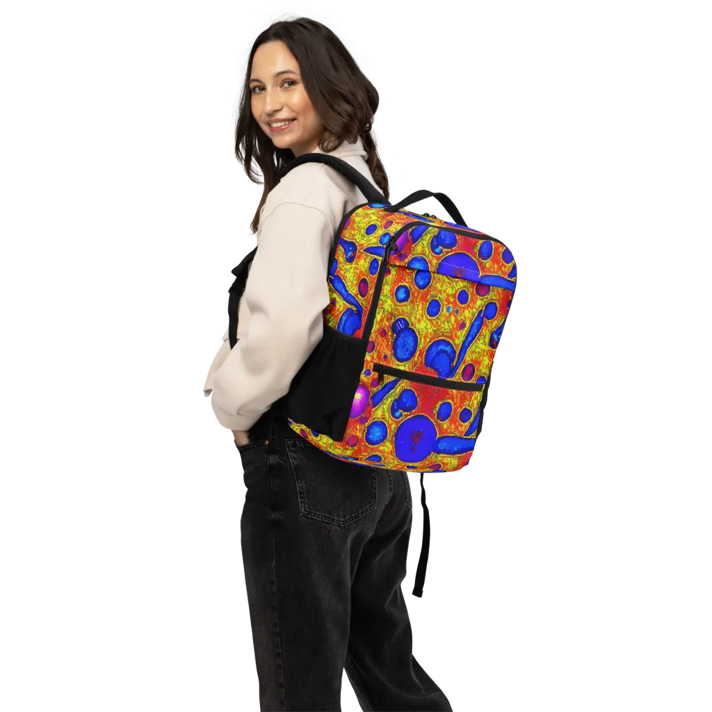 Cobalt Lava on Utility Backpack — Back
