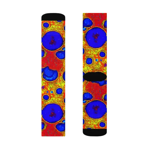 Cobalt Lava on a Socks
