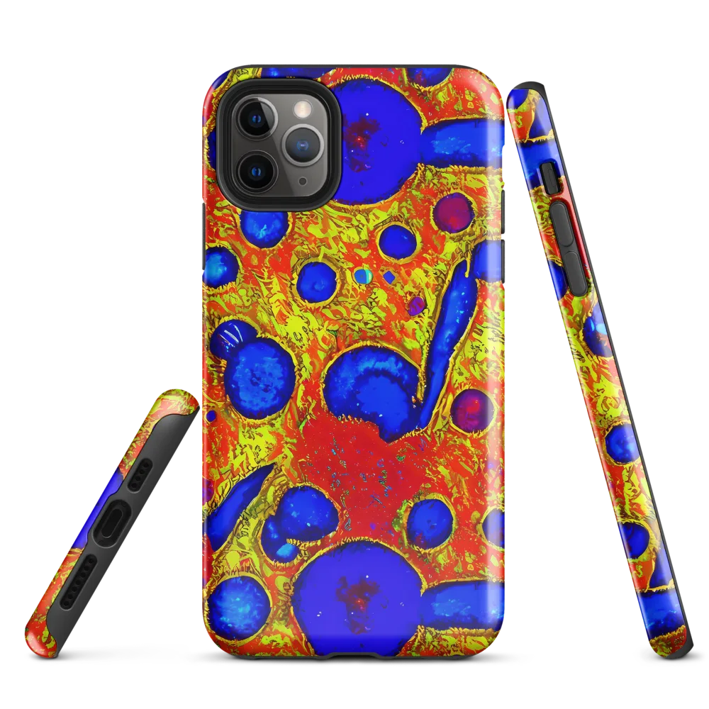 Cobalt Lava on Tough Case for iPhone® — Front