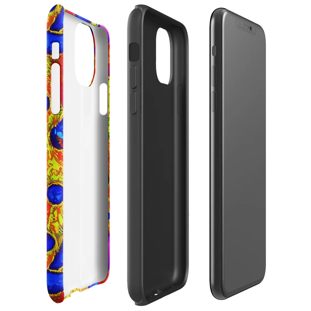 Cobalt Lava on Tough Case for iPhone® — Right