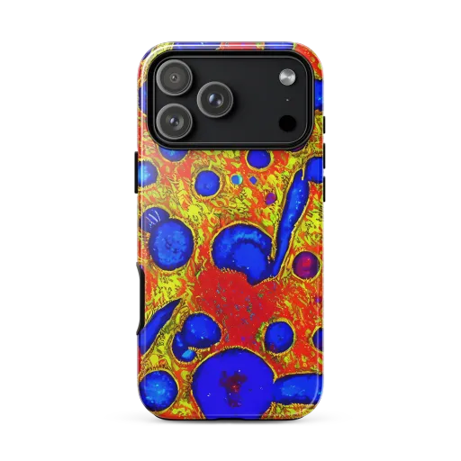 Cobalt Lava on a Tough Case for iPhone®