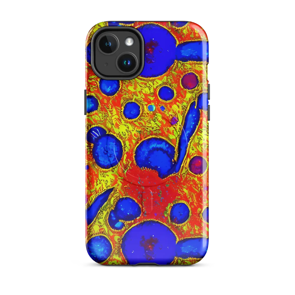 Cobalt Lava on MagSafe Tough Case for iPhone® — Front