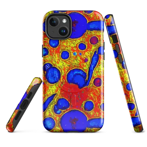 Cobalt Lava on a MagSafe Tough Case for iPhone®