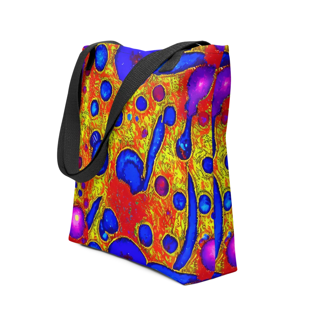Cobalt Lava on Tote Bag — Front