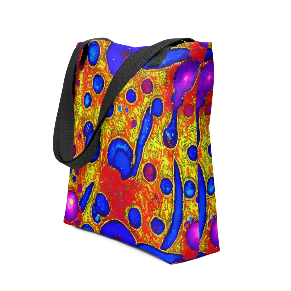 Cobalt Lava on Tote Bag — Front