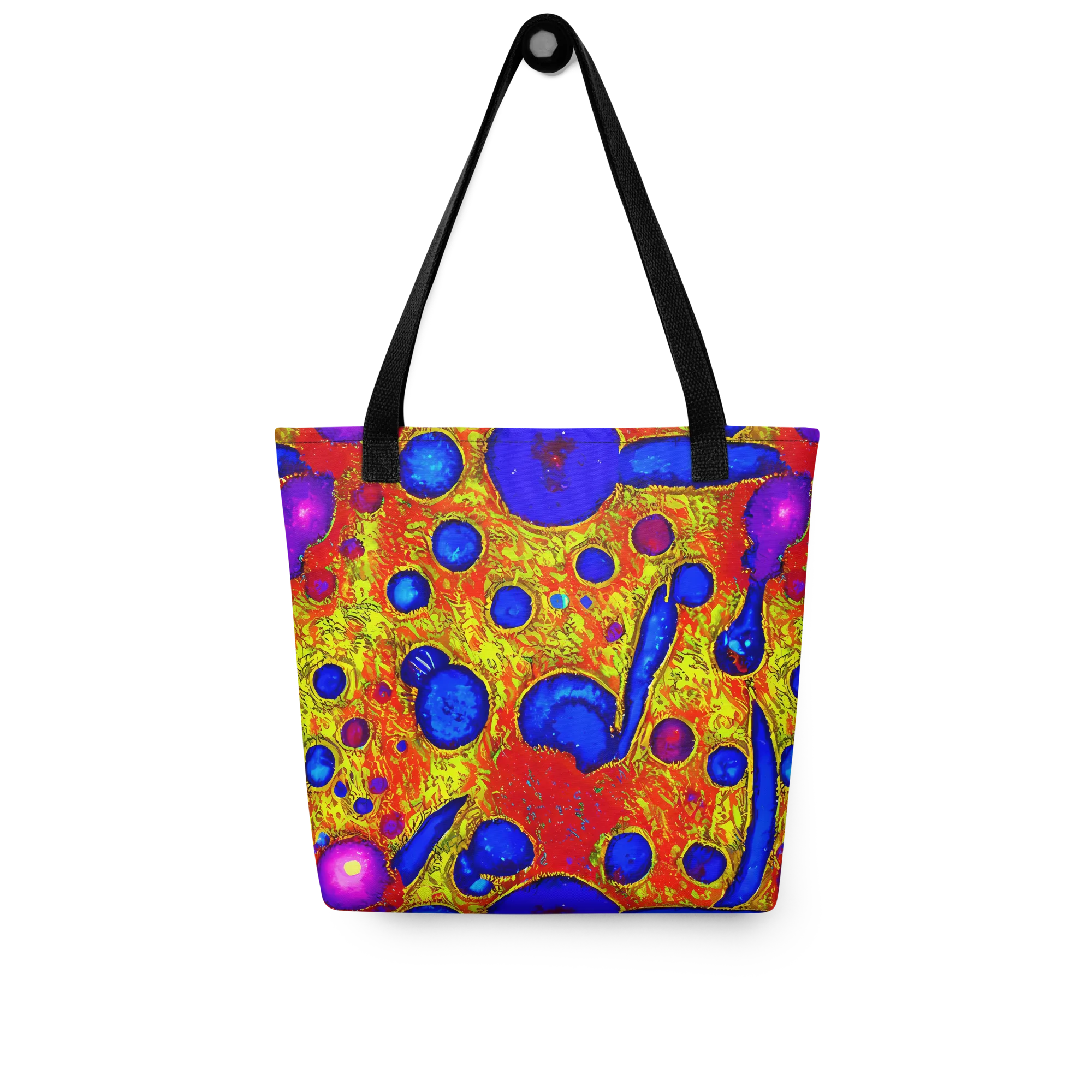 Cobalt Lava on Tote Bag — Front
