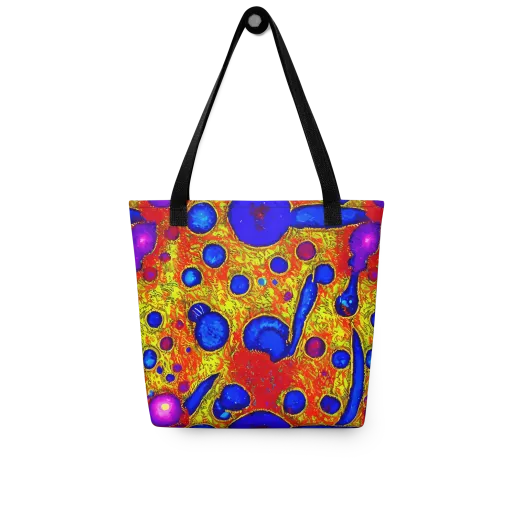 Cobalt Lava on a Tote Bag