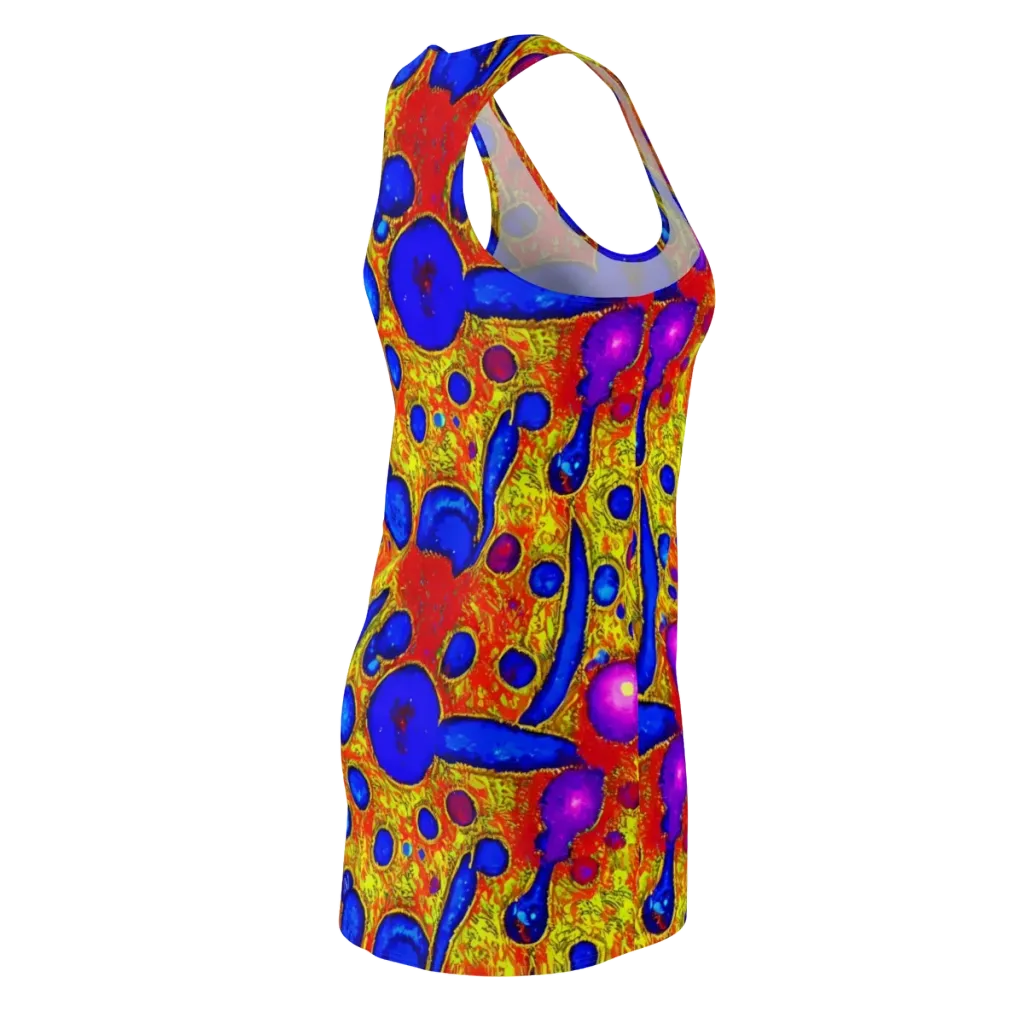 Cobalt Lava on Racerback Dress — Back Side