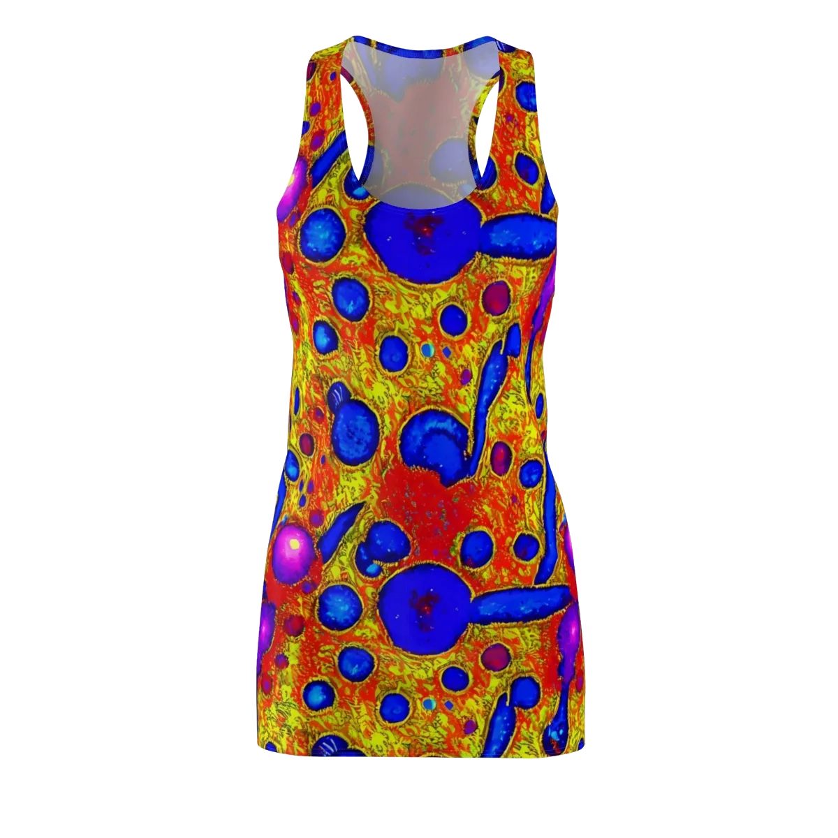 Cobalt Lava on Racerback Dress — Front